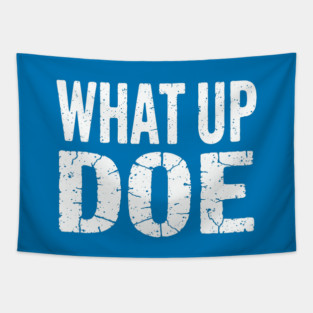 What Up Doe | Distressed Detroit Tapestry