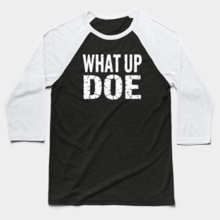What Up Doe | Distressed Detroit Baseball T-Shirt