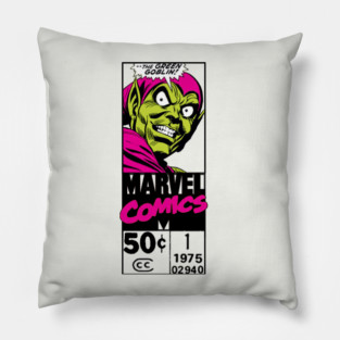 Green Goblin Comic Price Panel Pillow