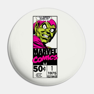 Green Goblin Comic Price Panel Pin