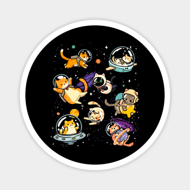 Cats in Space Magnet by GoshWow®