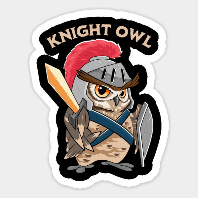 Knight Owl Magnet by GoshWow®