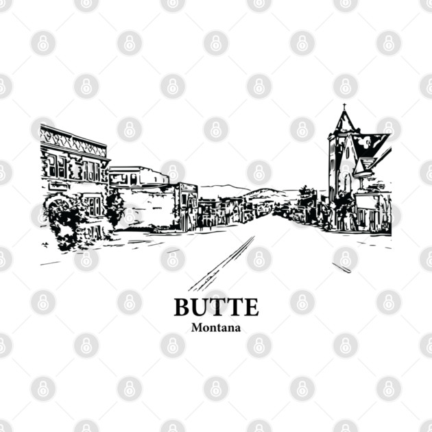 Butte - Montana by Lakeric