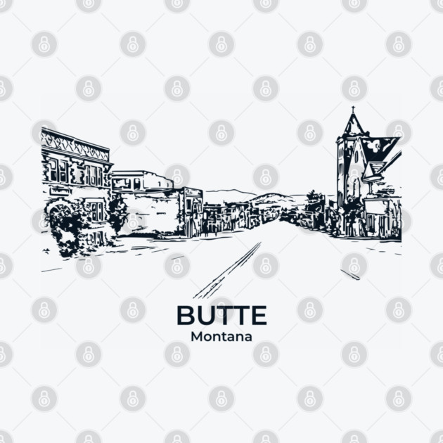 Butte - Montana by Lakeric