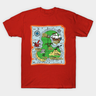 Pirate Treasure Map T-Shirt