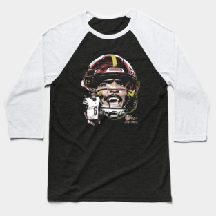 Jayden Daniels Washington Helmet Baseball T-Shirt