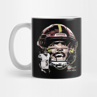 Jayden Daniels Washington Helmet Mug