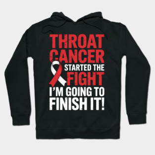 Throat Cancer Head and Neck Cancer Awareness Hoodie