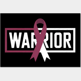 Throat Cancer Oral Head Neck Cancer Awareness Warrior Posters and Art