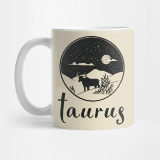 Taurus Zodiac Sign Celestial Art Mug