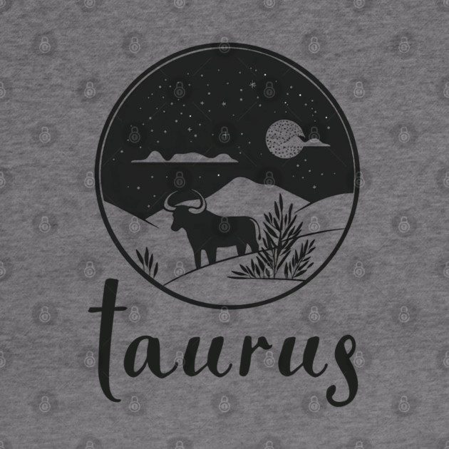 Taurus Zodiac Sign Celestial Art by TuncGK