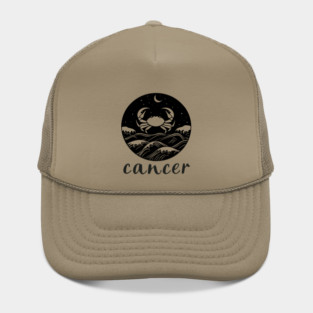 Cancer Zodiac Sign Cosmic Crab Art Hat
