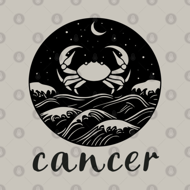 Cancer Zodiac Sign Cosmic Crab Art by TuncGK