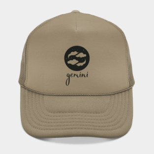 Gemini Zodiac Sign Dreamy Clouds Artwork Hat