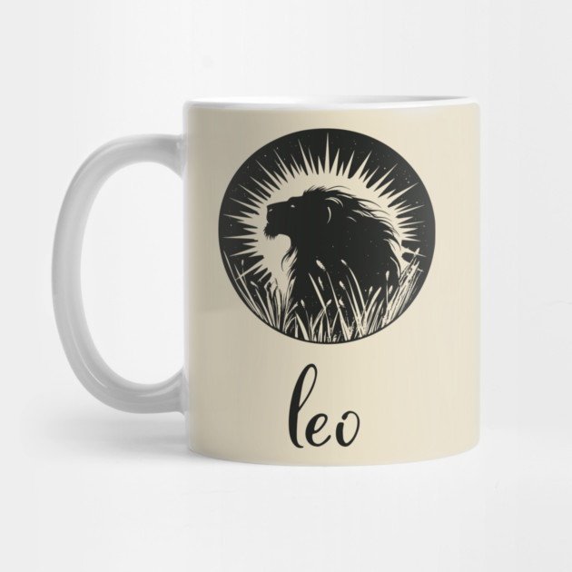 Leo Zodiac Sign Majestic Lion Artwork by TuncGK