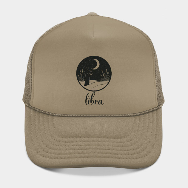 Libra Zodiac Sign Celestial Balance Art by TuncGK