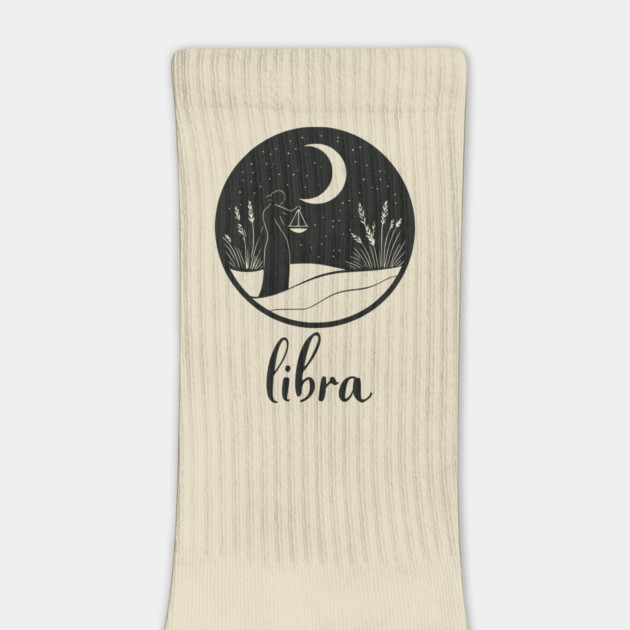 Libra Zodiac Sign Celestial Balance Art by TuncGK