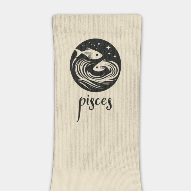 Pisces Zodiac Sign Mystical Fish Artwork by TuncGK