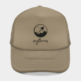 Sagittarius Zodiac Sign Cosmic Arrow Design Hat