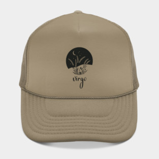 Virgo Zodiac Sign Starry Wheat Artwork Hat