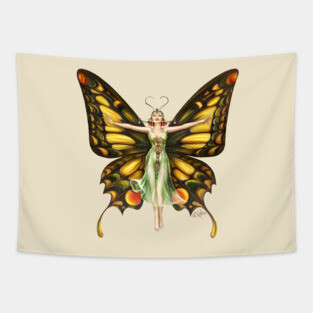 Butterfly Flapper Tapestry