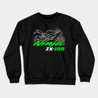 Kawasaki Ninja ZX-10R 2021-2025 Crewneck Sweatshirt