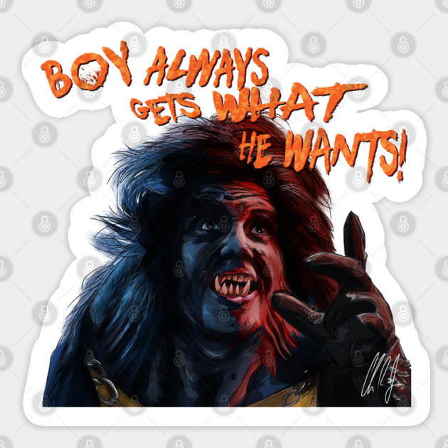 Little Monsters: Boy Always Gets What He Wants Sticker by 51Deesigns