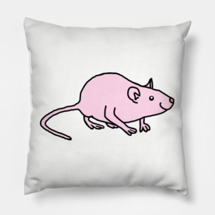 Pink Rat Pillow