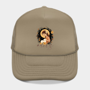 ♈ Bold & Fearless | Boho Aries Zodiac Art Hat