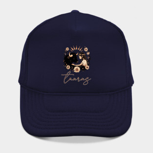 ♉ Grounded & Elegant | Boho Taurus Zodiac Art Hat