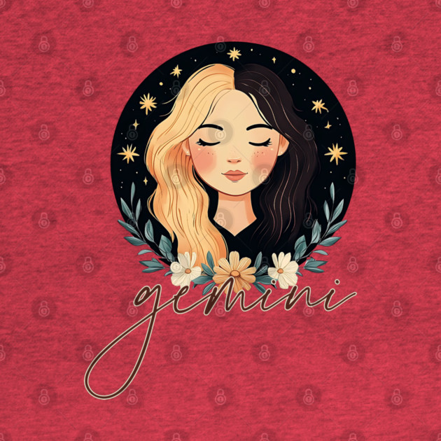 ♊ Playful & Witty | Celestial Gemini Zodiac Art by TuncGK