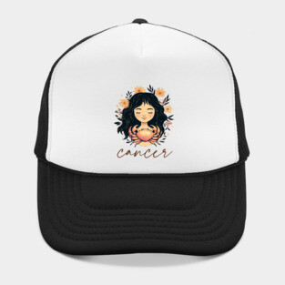♋ Intuitive & Nurturing | Dreamy Cancer Zodiac Art Hat