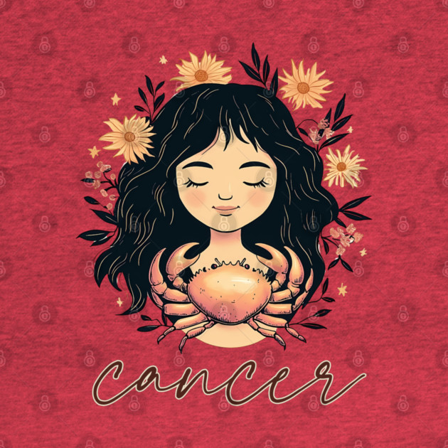 ♋ Intuitive & Nurturing | Dreamy Cancer Zodiac Art by TuncGK