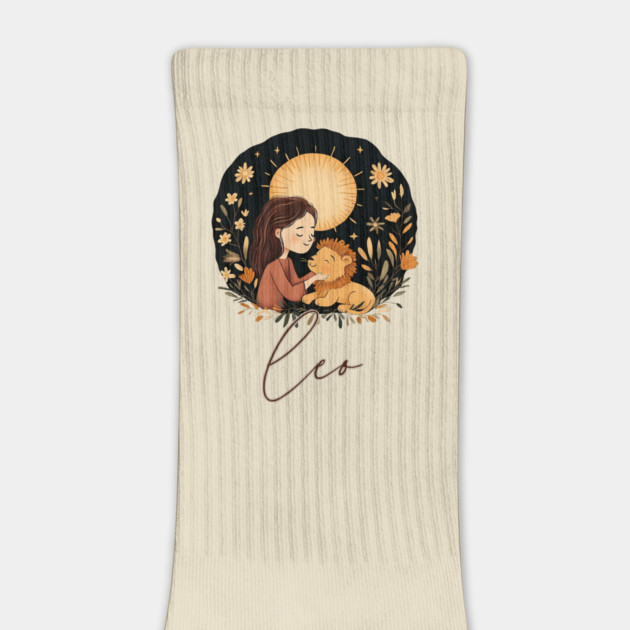 ♌ Radiant & Confident | Bohemian Leo Zodiac Art by TuncGK