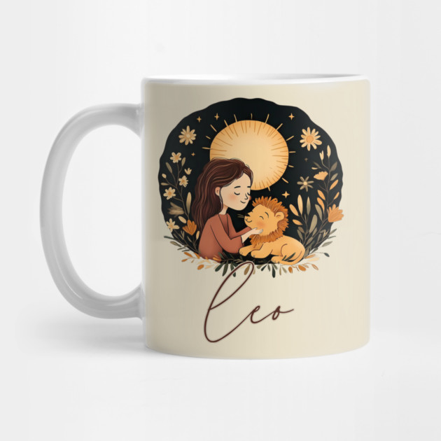 ♌ Radiant & Confident | Bohemian Leo Zodiac Art by TuncGK