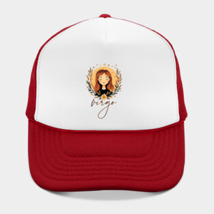 ♍ Wise & Graceful | Minimalist Virgo Zodiac Art Hat