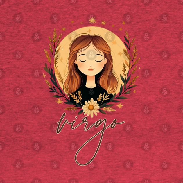 ♍ Wise & Graceful | Minimalist Virgo Zodiac Art by TuncGK