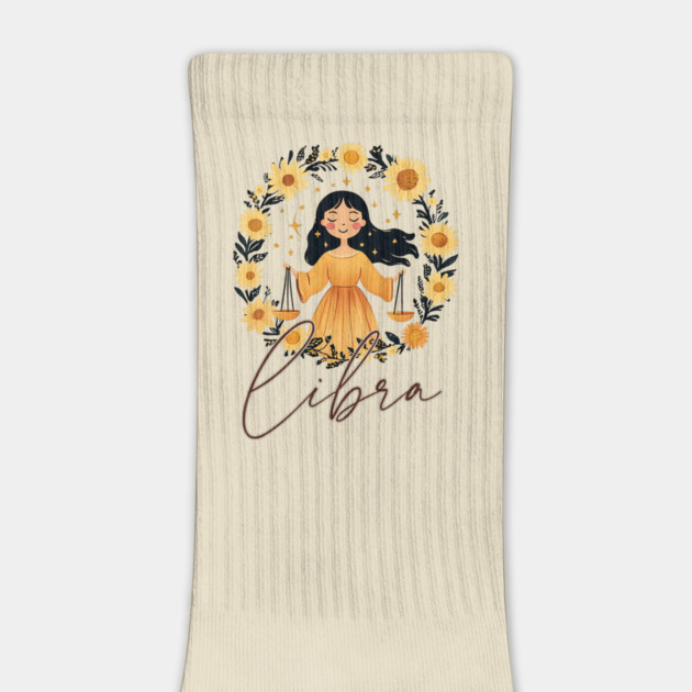 ♎ Harmonious & Charming | Boho Libra Zodiac Art by TuncGK