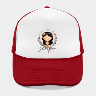 ♏ Mysterious & Powerful | Celestial Scorpio Zodiac Art Hat