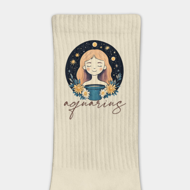 ♒ Visionary & Unique | Celestial Aquarius Zodiac Art by TuncGK