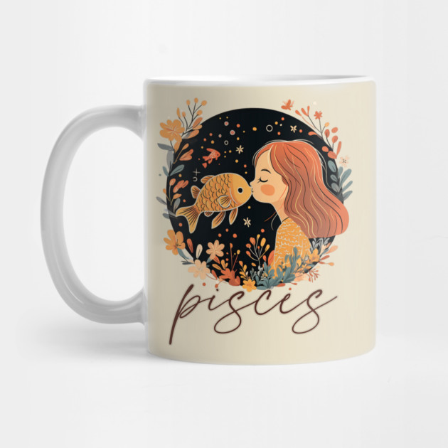 ♓ Dreamy & Intuitive | Bohemian Pisces Zodiac Art by TuncGK