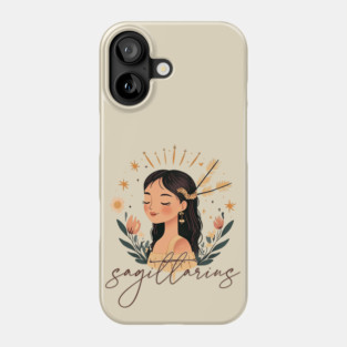 ♐ Free-Spirited & Adventurous | Bohemian Sagittarius Zodiac Art Phone Case