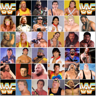 the Golden Era of WWF Posters and Art