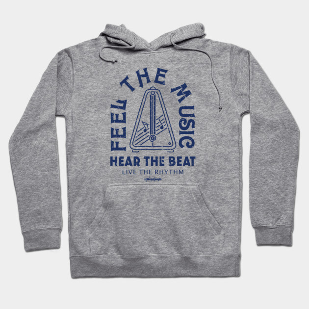 Live the Rhythm. Light Metronome Hoodie by filiposwear