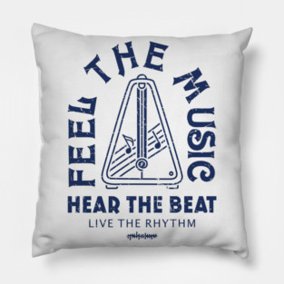 Live the Rhythm. Light Metronome Pillow