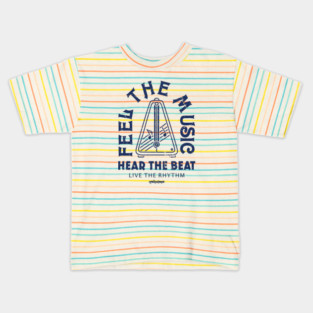 Live the Rhythm. Light Metronome Kids T-Shirt
