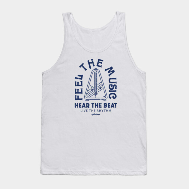 Live the Rhythm. Light Metronome Tank Top by filiposwear