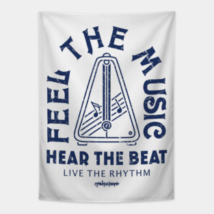 Live the Rhythm. Light Metronome Tapestry