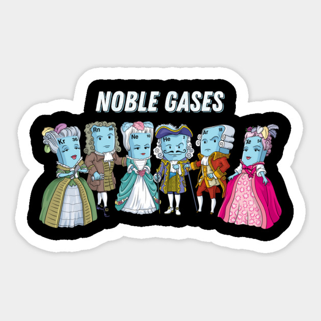 Noble Gases Magnet by GoshWow®