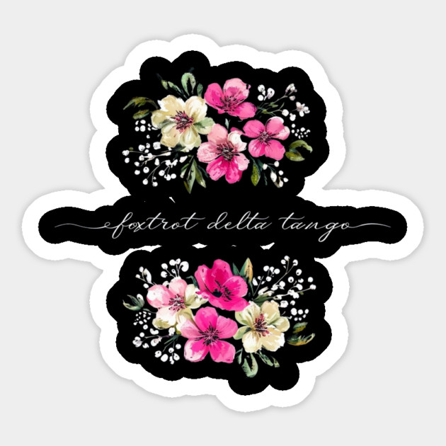 Foxtrot-Delta-Tango Magnet by Creatifly Graphic Tees